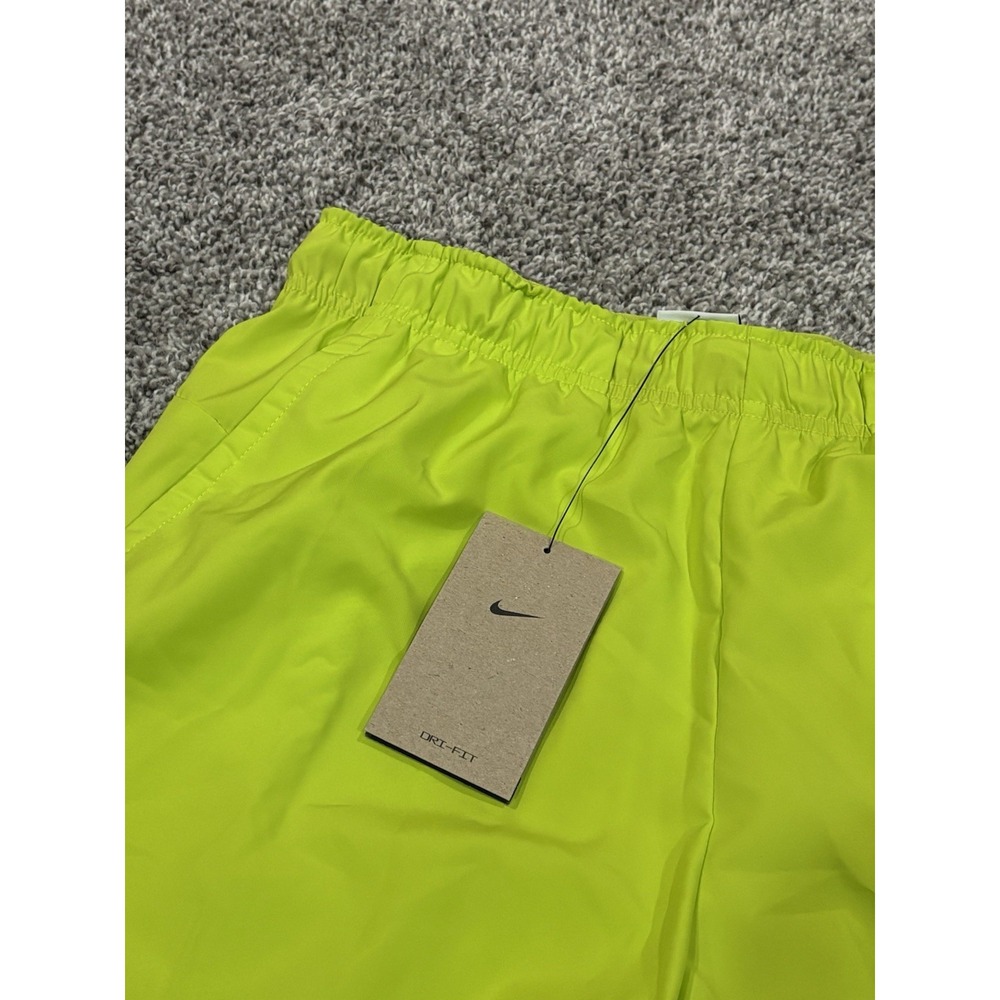Nike Mens Dri-FIT Training Shorts Volt Neon Yellow‎ DM6617-321 Size Small NWT - Picture 3 of 6